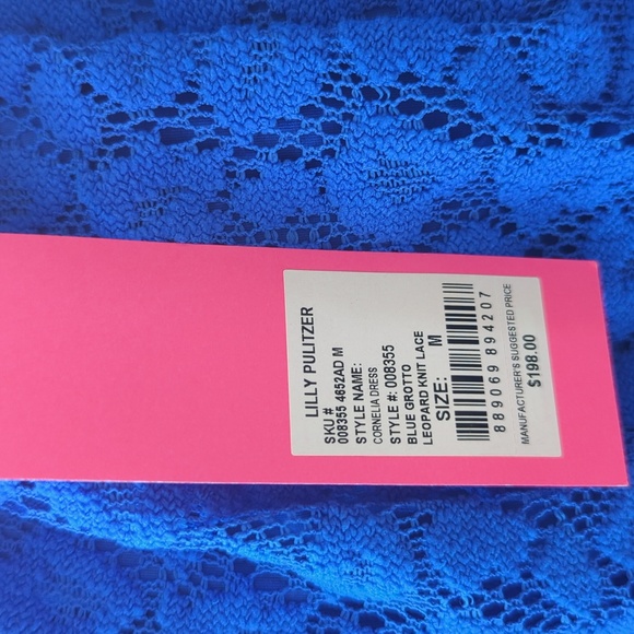 NWT Lilly Pulitzer Cornelia Swing Leopard Knit Lace Dress - Picture 5 of 5
